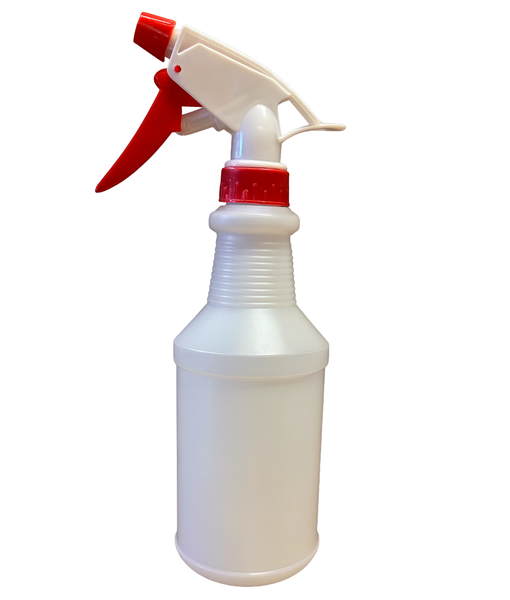 32 oz Frosted Spray Bottle with Standard Trigger – 32 oz - $1.75/bottle